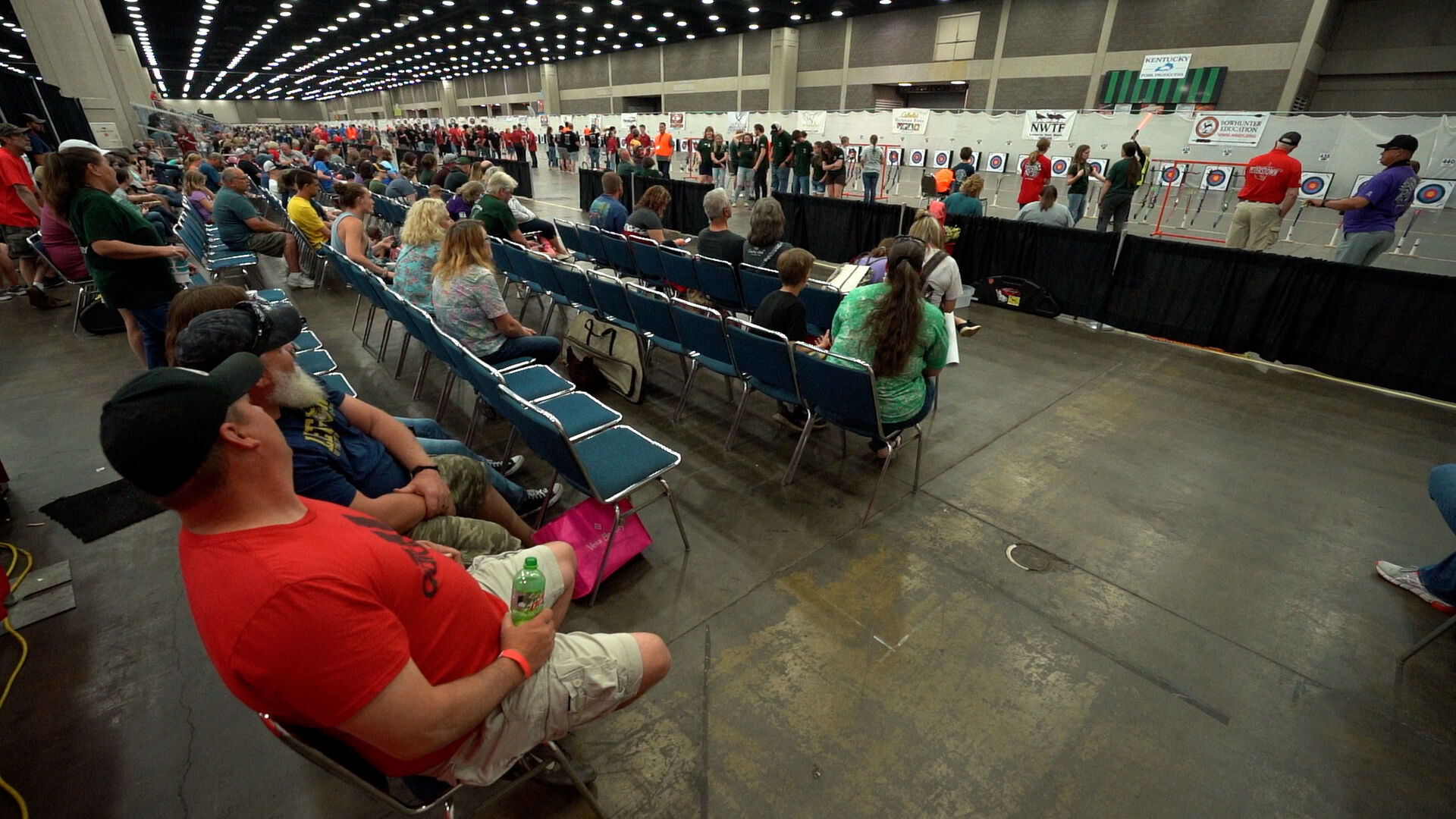Students at the National Archery in the Schools Program (NASP) U.S. Eastern National Tournament